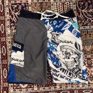 Suicidal Tendencies Vans Swimsuit Board Shorts surf skate